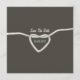 Reserva La Fecha Atando la boda del nudo ahorre la fecha