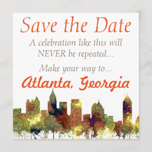 Reserva La Fecha Atlanta Georgia Skyline SG-Safari Buff