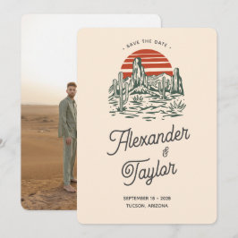 Reserva La Fecha Audaz Boda del desierto del paisaje de Saguaro