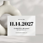 Reserva La Fecha Audaz tipografía estética negra y blanca moderna<br><div class="desc">Audaz tipografía negra y blanca moderna salva la fecha</div>