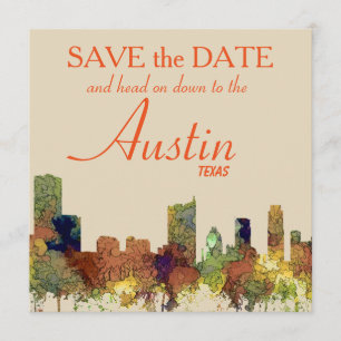 Reserva La Fecha Austin Texas Skyline SG-Safari Buff