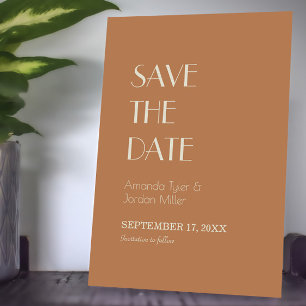 Reserva La Fecha Autumn Boho Deco   Boda de Terracotta