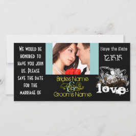 Reserva La Fecha Aves de amor antiguas salvan la fecha de tu foto