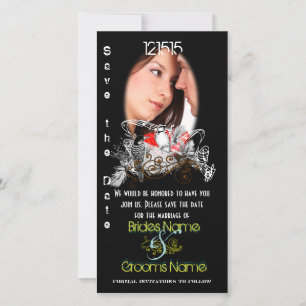 Reserva La Fecha Aves de amor antiguas salvan la fecha de tu foto