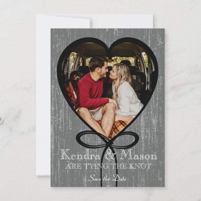 Reserva La Fecha Azar el nudo Guardar la fecha (Anverso)