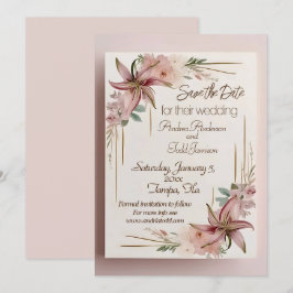 Reserva La Fecha Aztec Lilly boda