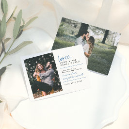 Reserva La Fecha Azul | Booze Food & Bad Dance Moves Save the Date