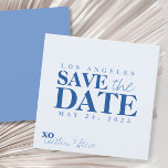 Reserva La Fecha Azul simple algo azul<br><div class="desc">Presentamos nuestras modernas y modernas tarjetas de formato cuadrado azul Save the Date, diseñadas para hacer una declaración elegante y marcar el tono de su próximo boda de una manera fresca y contemporánea. Nuestras tarjetas azul Save the Date presentan un diseño elegante y minimalista, combinando la elegancia atemporal del azul...</div>