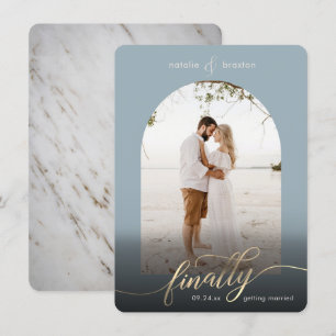 Reserva La Fecha Azul turbio finalmente se casa y foto de ventana