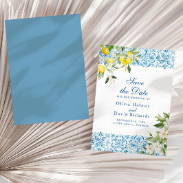 Reserva La Fecha Azulejo Azul Limón Mediterráneo Costero