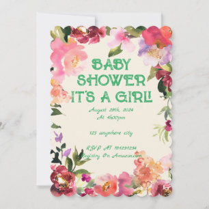 RESERVA LA FECHA BABY SHOWER FLORAL RUBOR
