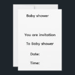 Reserva La Fecha Baby shower invitation<br><div class="desc">Baby shower invitation</div>