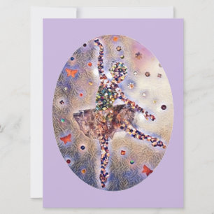 Reserva La Fecha Bailarina morada con leche de azúcar