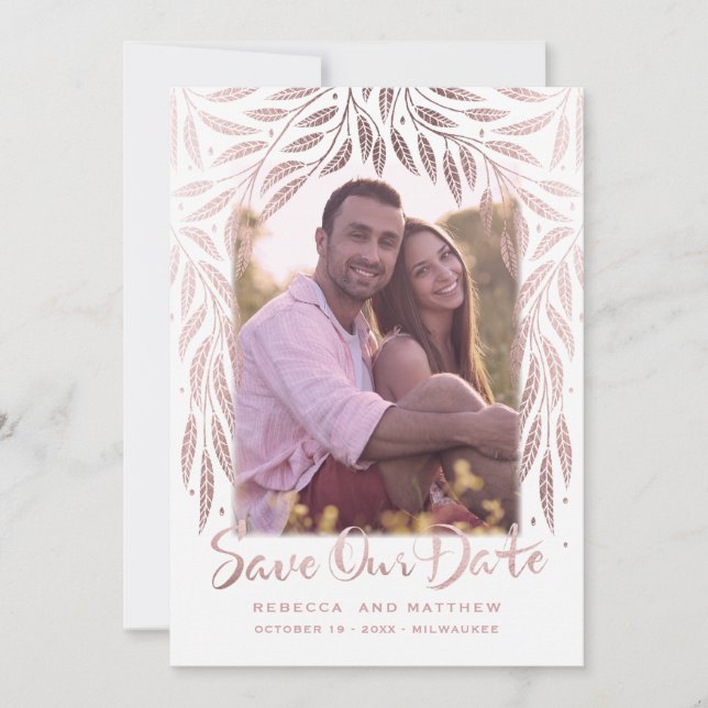 Reserva La Fecha Bajo Willows 2 Foto Guardar la fecha (Anverso)