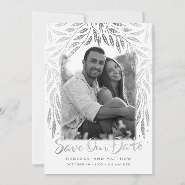 Reserva La Fecha Bajo Willows 3 Foto Guardar la fecha (Anverso)