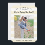 Reserva La Fecha Bandas modernas de color beige y blanco | Foto Gua<br><div class="desc">Bandas modernas de color beige y blanco | Foto Guardar Las Tarjetas De Fecha</div>