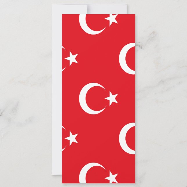 Reserva La Fecha Bandera de Turquía (Anverso)