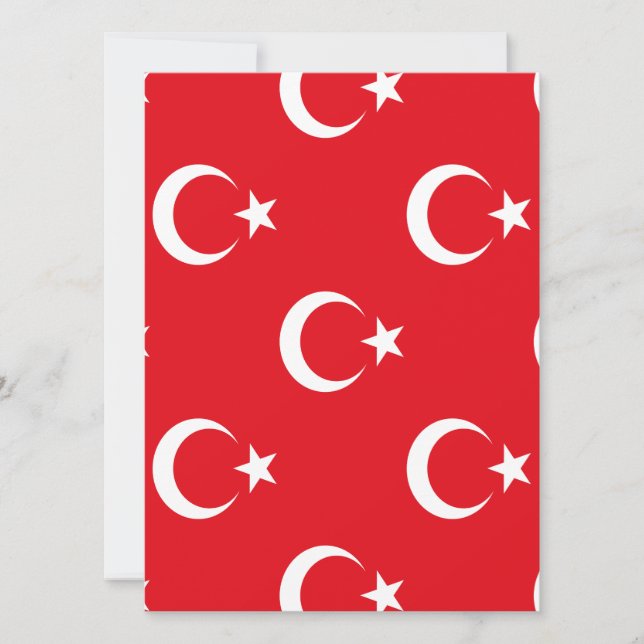 Reserva La Fecha Bandera de Turquía (Anverso)