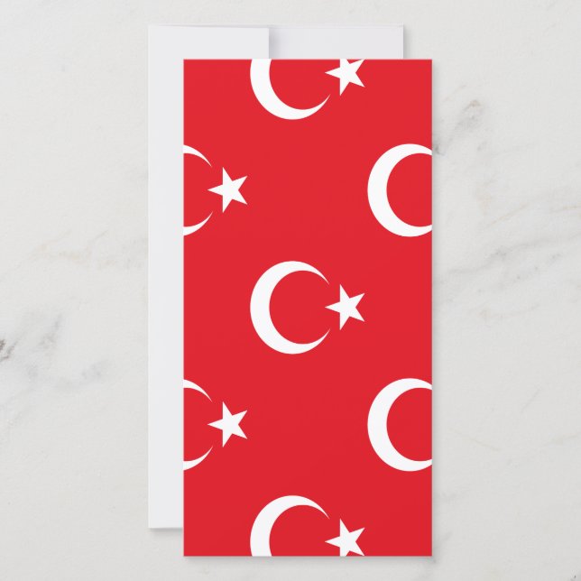 Reserva La Fecha Bandera de Turquía (Anverso)