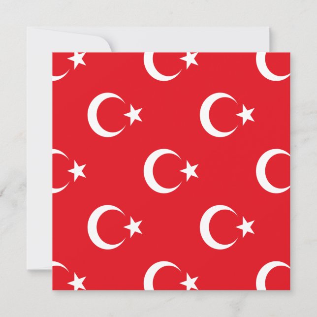 Reserva La Fecha Bandera de Turquía (Anverso)