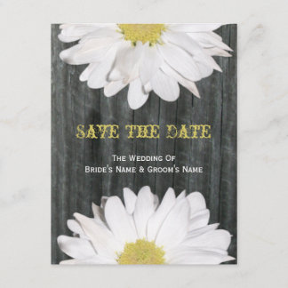 Reserva La Fecha Barnwood y Daisy Wedding Salven la fecha