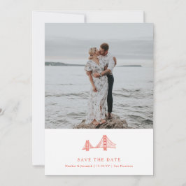 Reserva La Fecha Bay Bridge Photo Save the Date