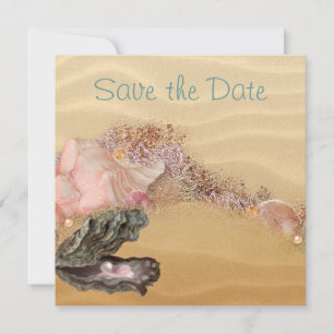 Reserva La Fecha Beach Save the Date Boda Sandy Shore