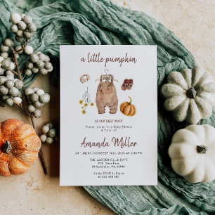 Reserva La Fecha Bebé Minimalista de calabaza de Baby Shower