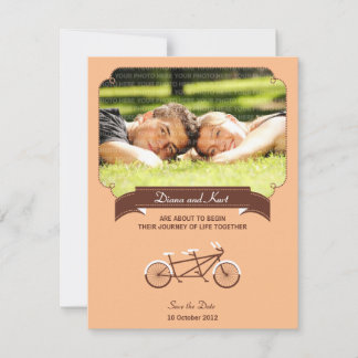 Reserva La Fecha Bicicleta tándem (Coral) Guardar la foto de la fec