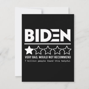 Reserva La Fecha Biden Muy Mal No Recomendaría Camiseta