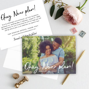 Reserva La Fecha Bien Nuevo plan Boda manuscrito de guiones foto