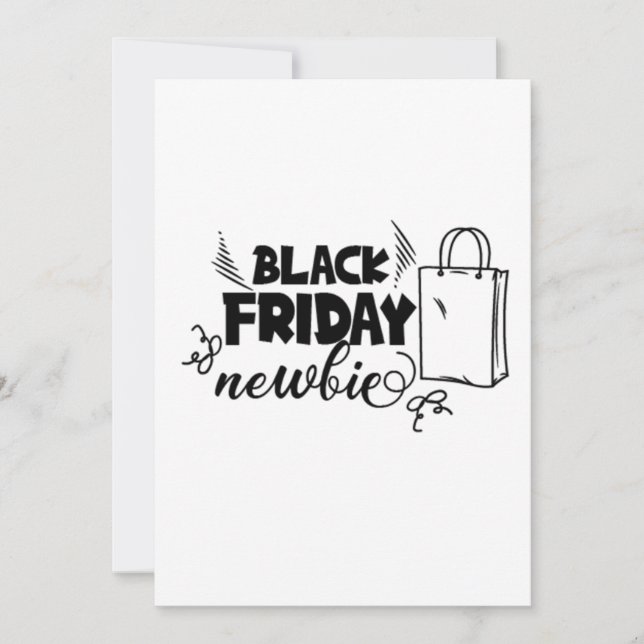 Reserva La Fecha Black Friday Newbie Shopping Funny Shopper (Anverso)