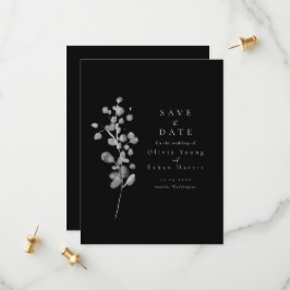 Reserva La Fecha Black Lacquer Save the Date