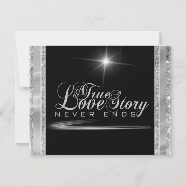 Reserva La Fecha Black Tie Save the Date (Anverso)