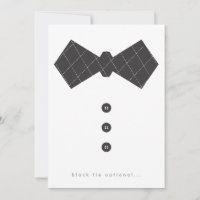 Black Tie Save the Date