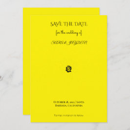 Reserva La Fecha Black & White Floral Line Art – Clipart Design