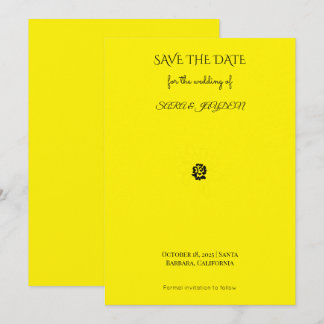 Reserva La Fecha Black & White Floral Line Art – Clipart Design