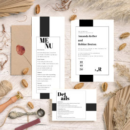 Reserva La Fecha Blanco y negro mínimo