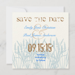 Reserva La Fecha Blue Grass Bright Font Save the Date
