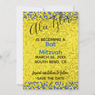 Reserva La Fecha BM Bar Bat Mitzvah Juego On