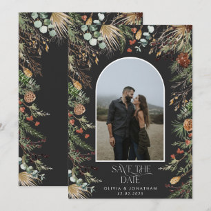 Reserva La Fecha Boda 1 arco fotográfico acuarela floral botánica
