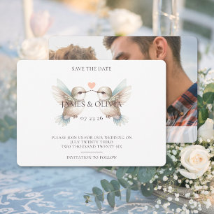 Reserva La Fecha Boda Adorable Añadir Foto Guardar La Fecha