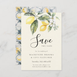 Reserva La Fecha Boda Amarillo con mantequilla de jardín de limón