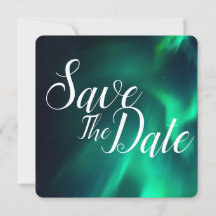 Boda Aurora Boreal Save The Date