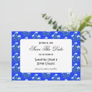 Reserva La Fecha Boda Blue Crocus
