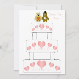 Reserva La Fecha Boda Boda de diseño de tarta