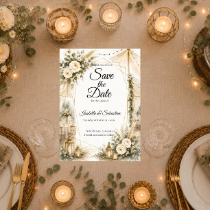 Reserva La Fecha Boda Boho Elegante