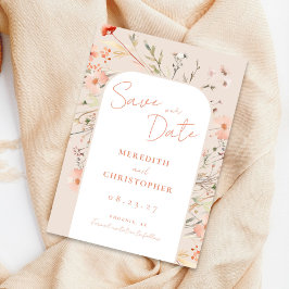 Reserva La Fecha Boda Boho Flores Silvestres