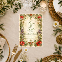 Boda Botánica Art Nouveau Romántica