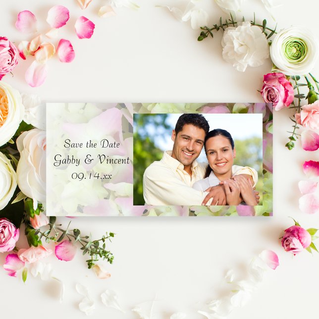 Reserva La Fecha Boda casi rosada de Hydrangea salva la fecha (Subido por el creador)